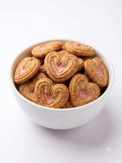 Strawberry Little Heart Biscuit
